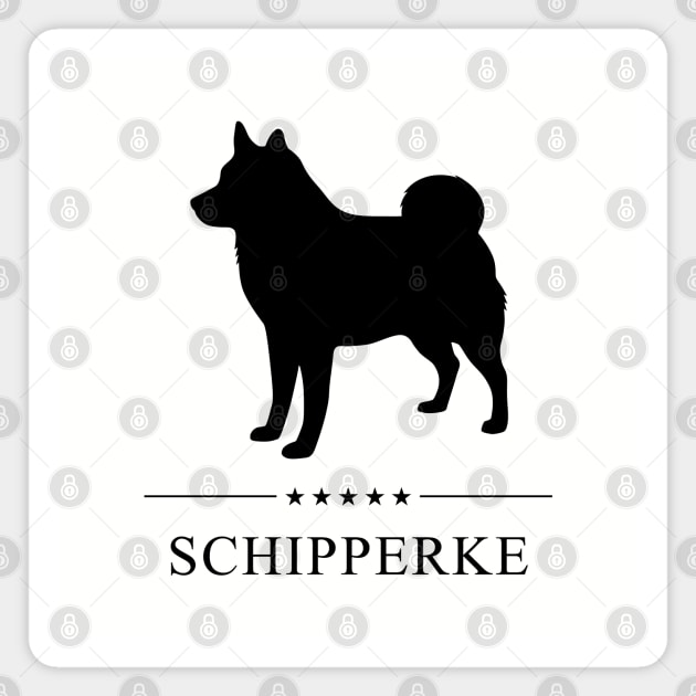 Schipperke Black Silhouette Magnet by millersye